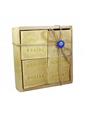 Bitkiselce Doğal Orkide Sabunu - Doğal ve El Yapımı 4 Adet (450 gr.)